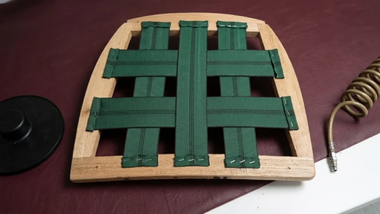 Cómo poner las cinchas de tapicería en una silla paso a paso