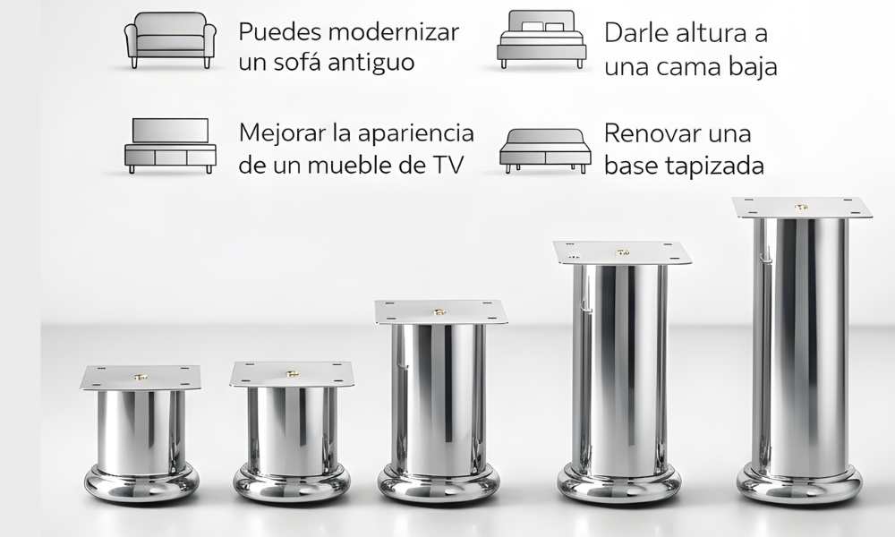 Dónde usar patas para muebles