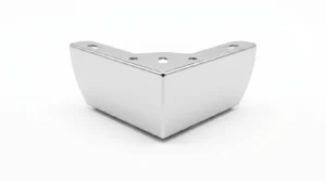 Patas para muebles en ángulo tipo L