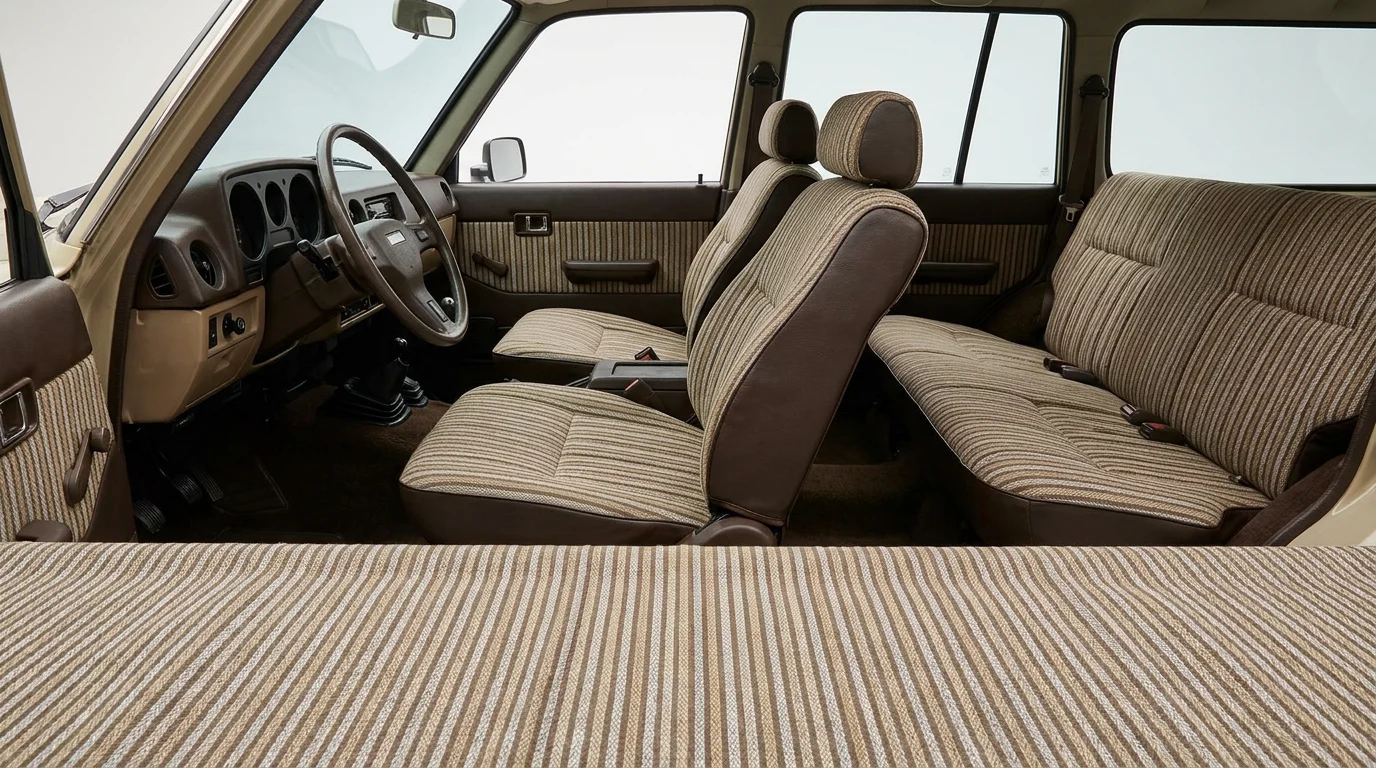 Qué revisar antes de comprar tela para un Land Cruiser clásico