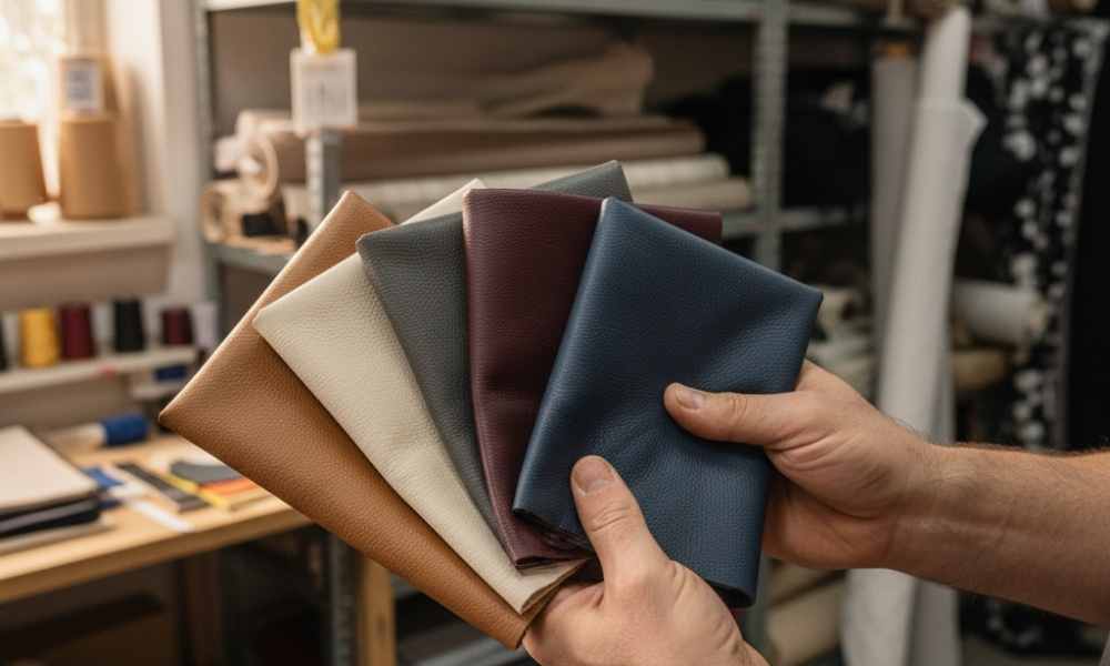 Tipos de semicuero disponibles para tapicería