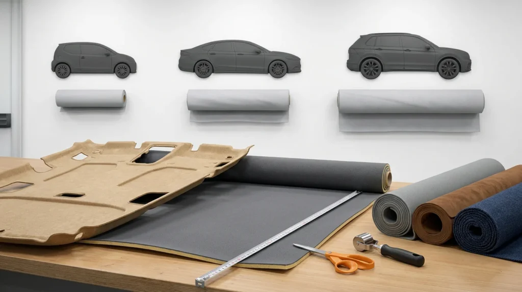 ¿Cuántos metros de tela para techo de carro necesito y cuál comprar
