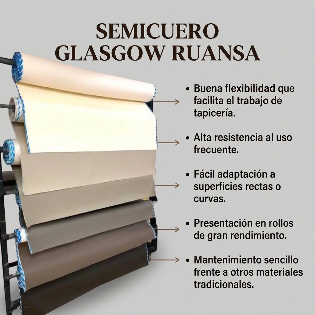¿Qué características destacan en este semicuero